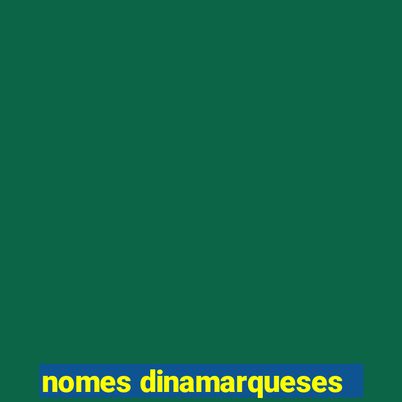 nomes dinamarqueses